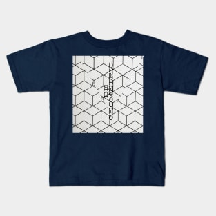 abstract geometric fun pattern Kids T-Shirt